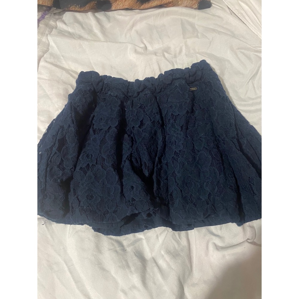 Hollister Women's Navy Blue Lace Ski Size Mediumt